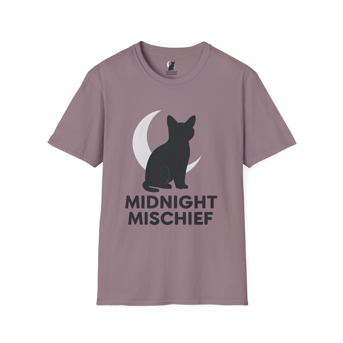Midnight Mischief Moonlit Cat T-Shirt