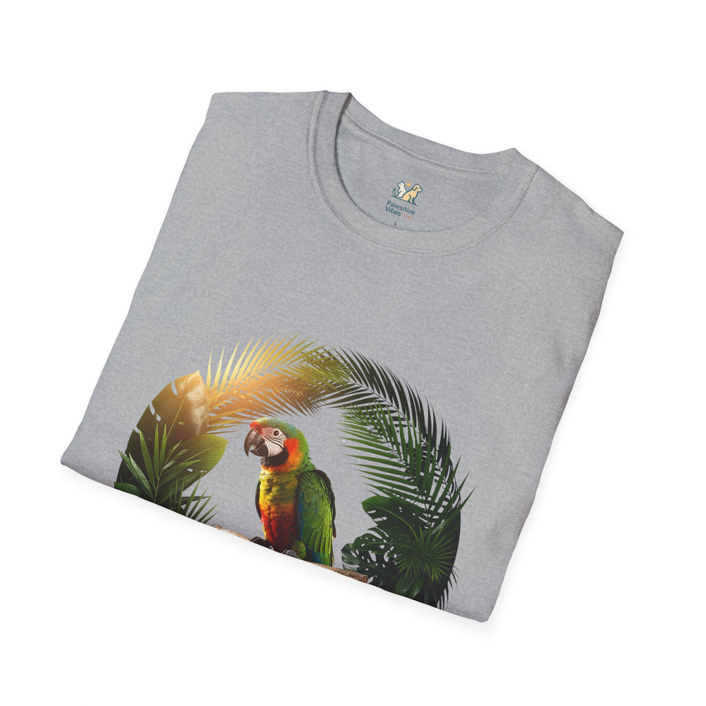 Parrot Surrounded By Foliage T-Shirt