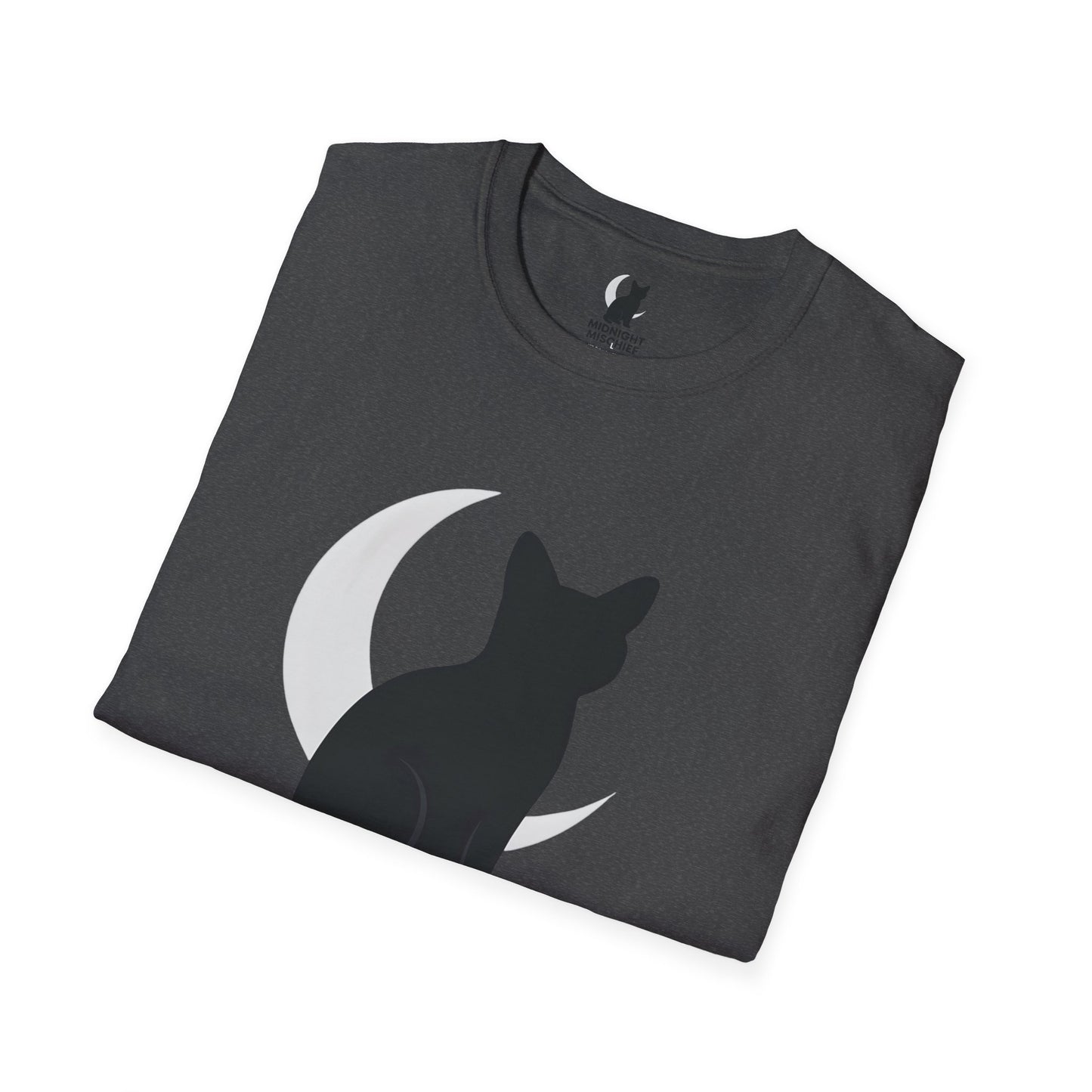Midnight Mischief Moonlit Cat T-Shirt