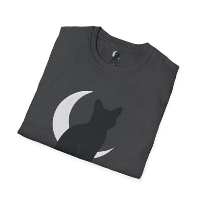 Midnight Mischief Moonlit Cat T-Shirt