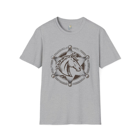 Western Horse Badge T-Shirt