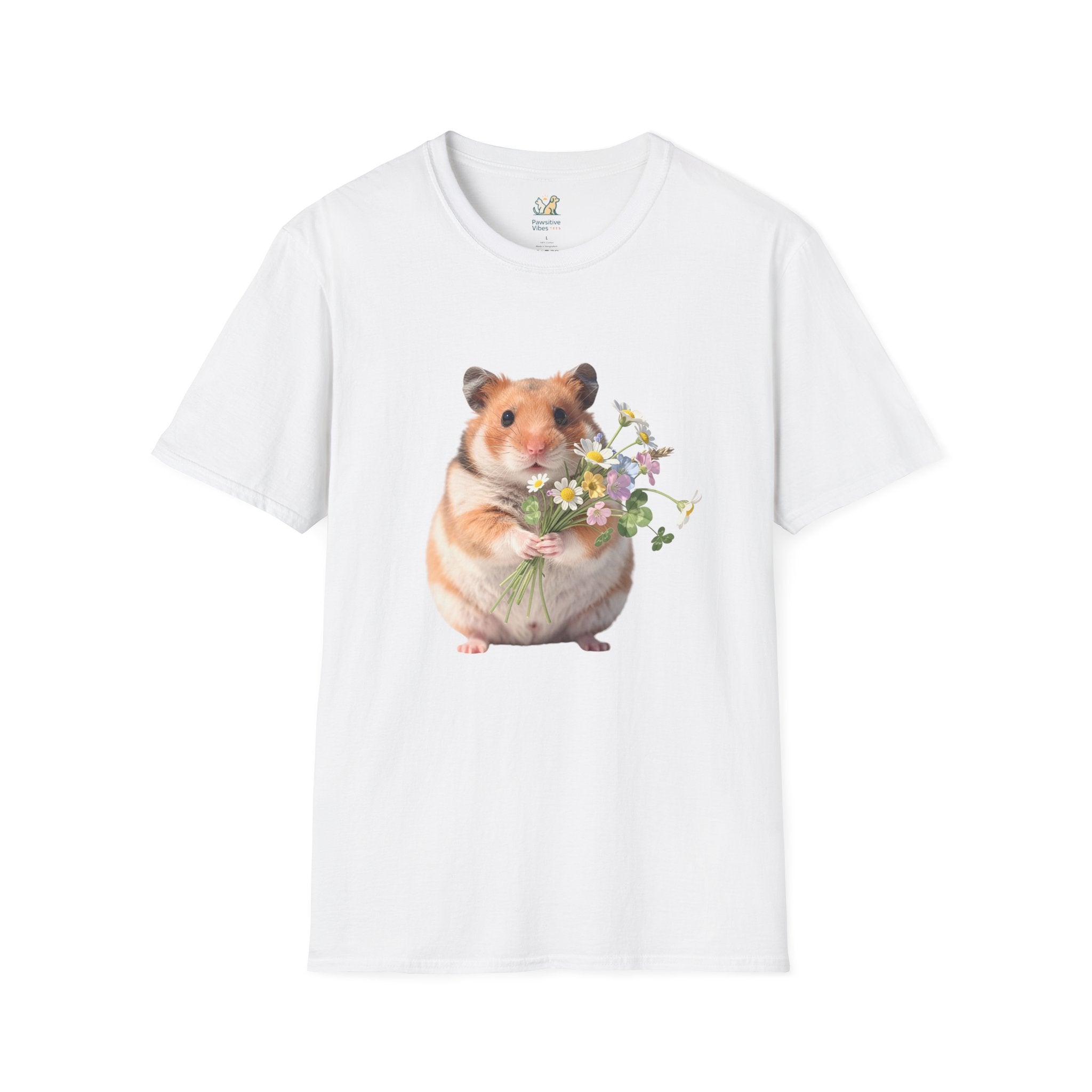 Hamster With  Wildflowers T-Shirt