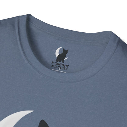 Midnight Mischief Moonlit Cat T-Shirt