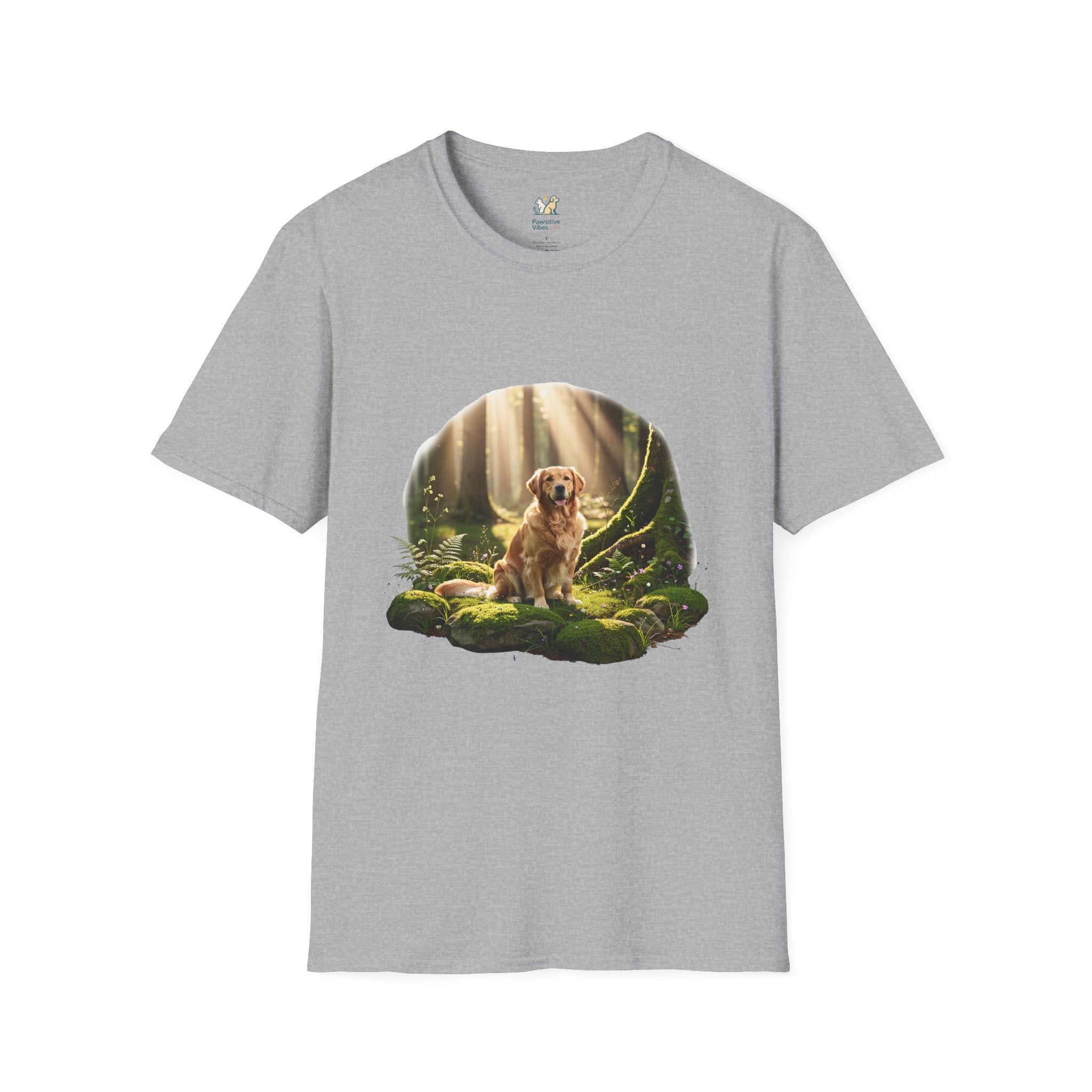 Golden Retriever In A ForestT-Shirt