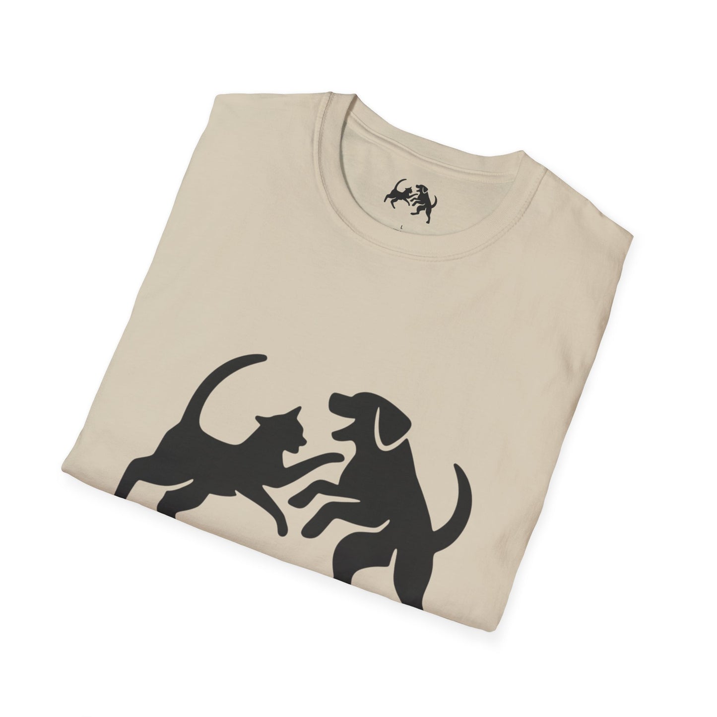 Cat and dog fight T-Shirt