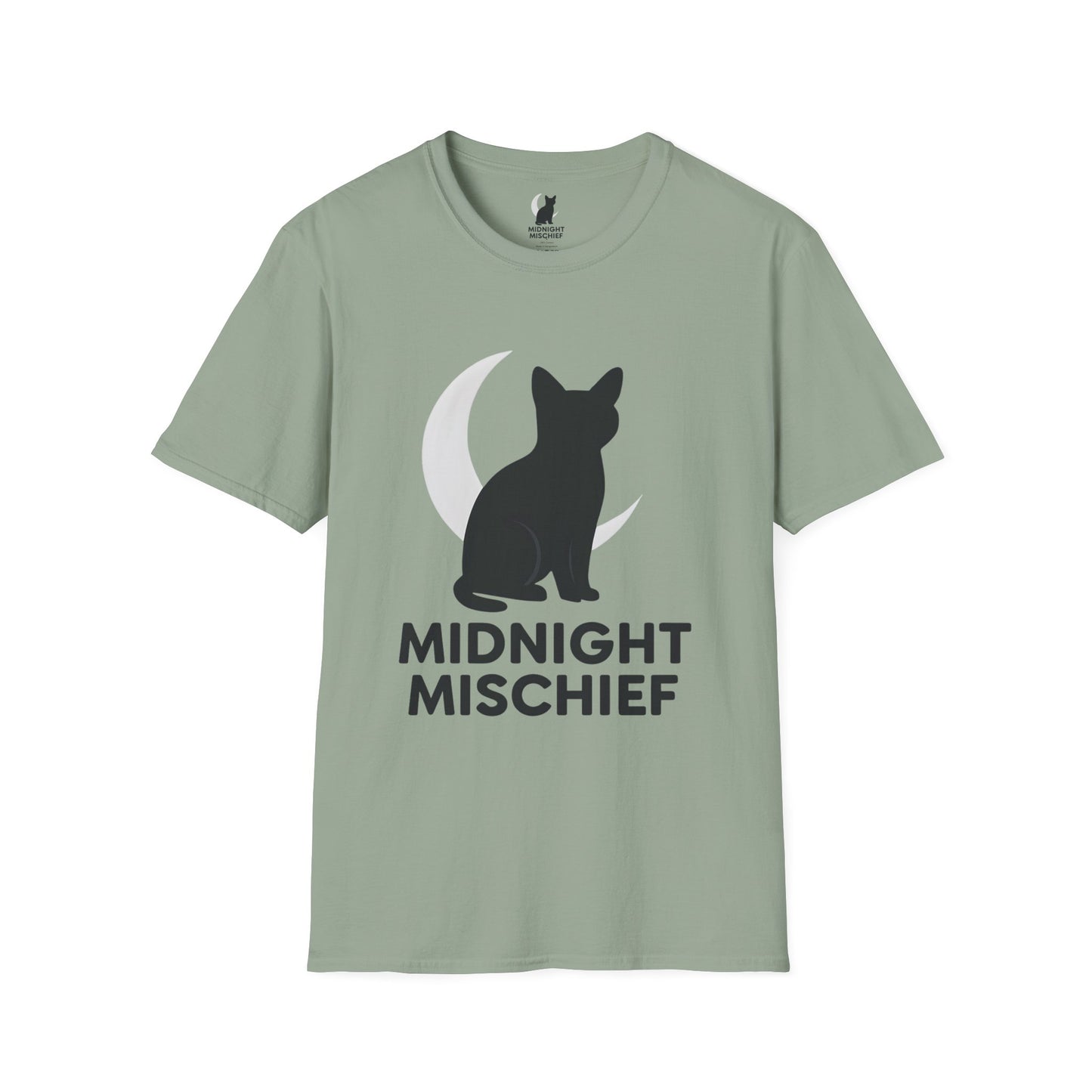 Midnight Mischief Moonlit Cat T-Shirt