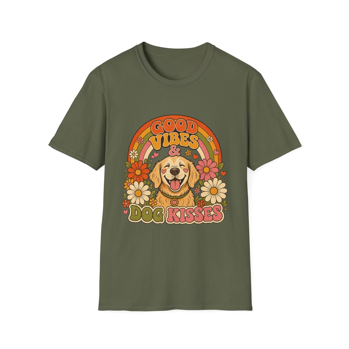 Good Vibes & Dog Kisses T-Shirt
