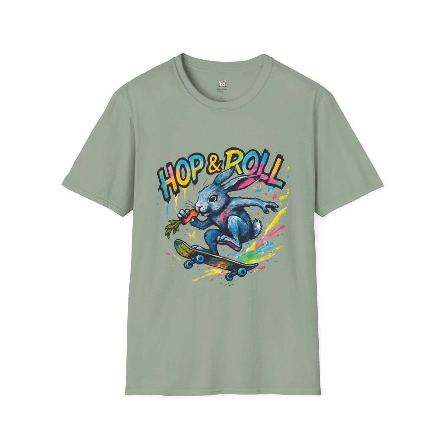 Hop and Roll RabbitT-Shirt