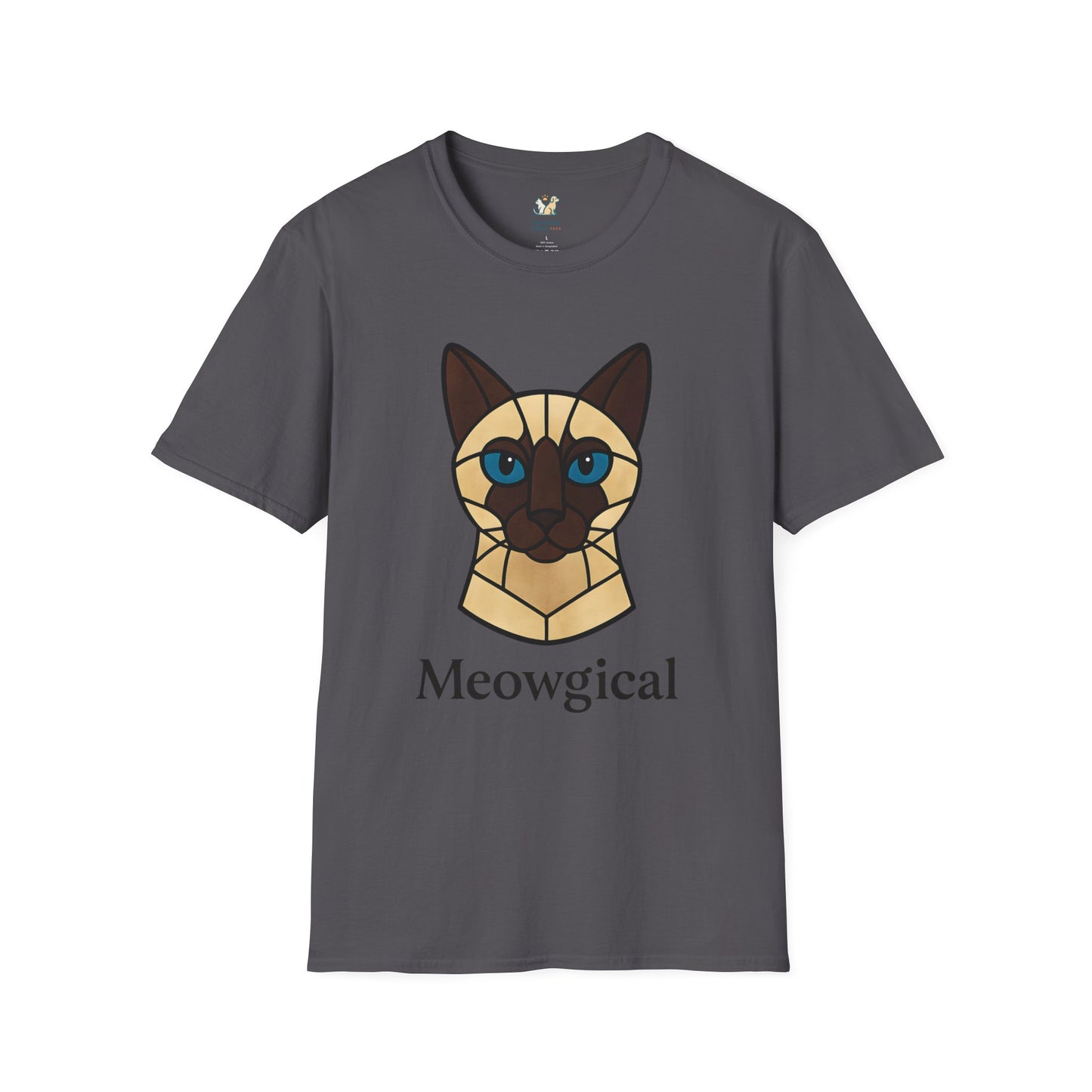 Meowgical Stained Glass Cat T-Shirt