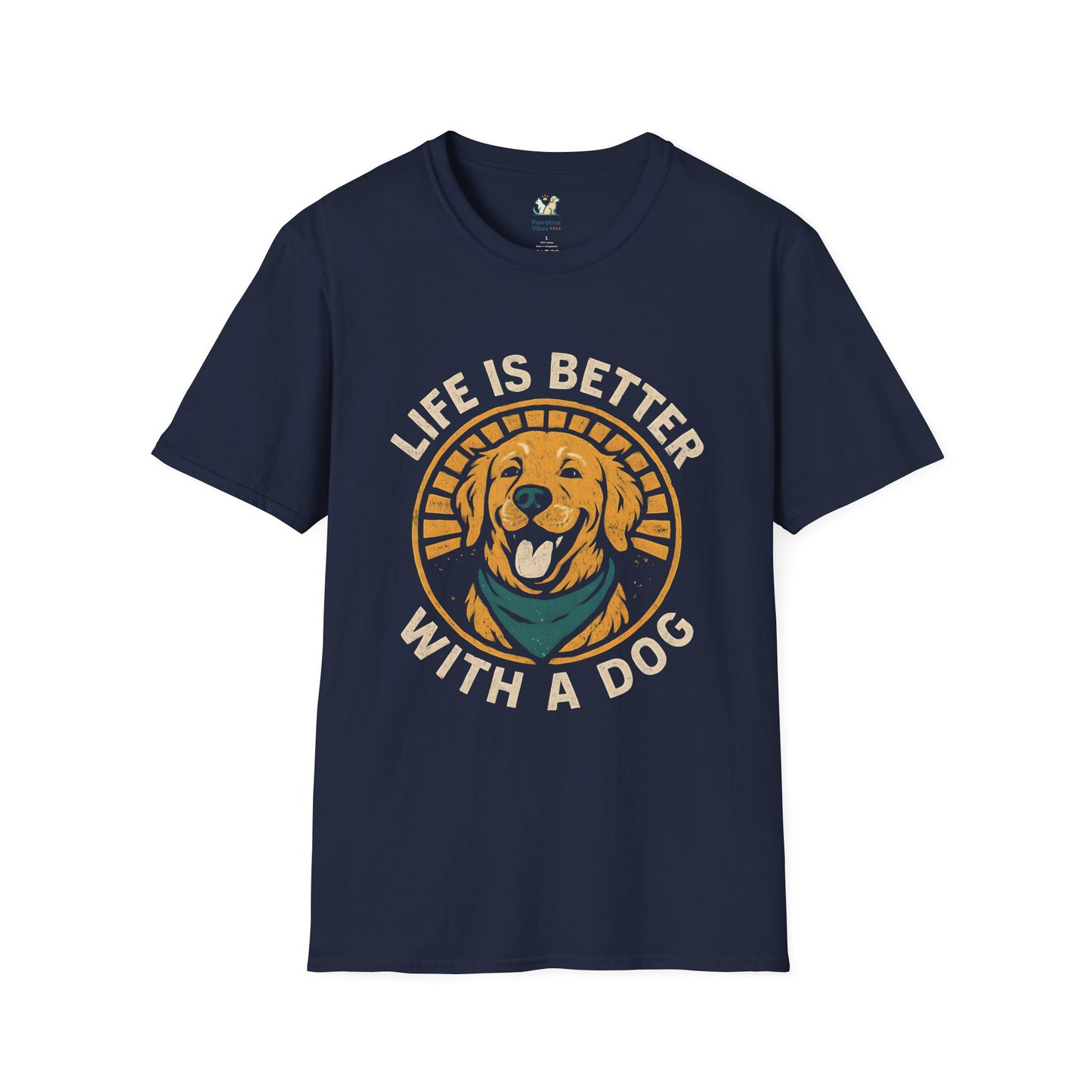 Golden Retriever Logo T-Shirt