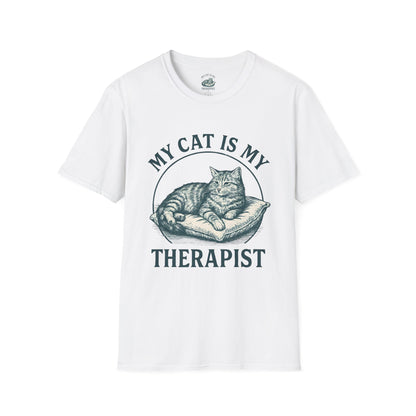 Cat Is My Therapist T-Shirt