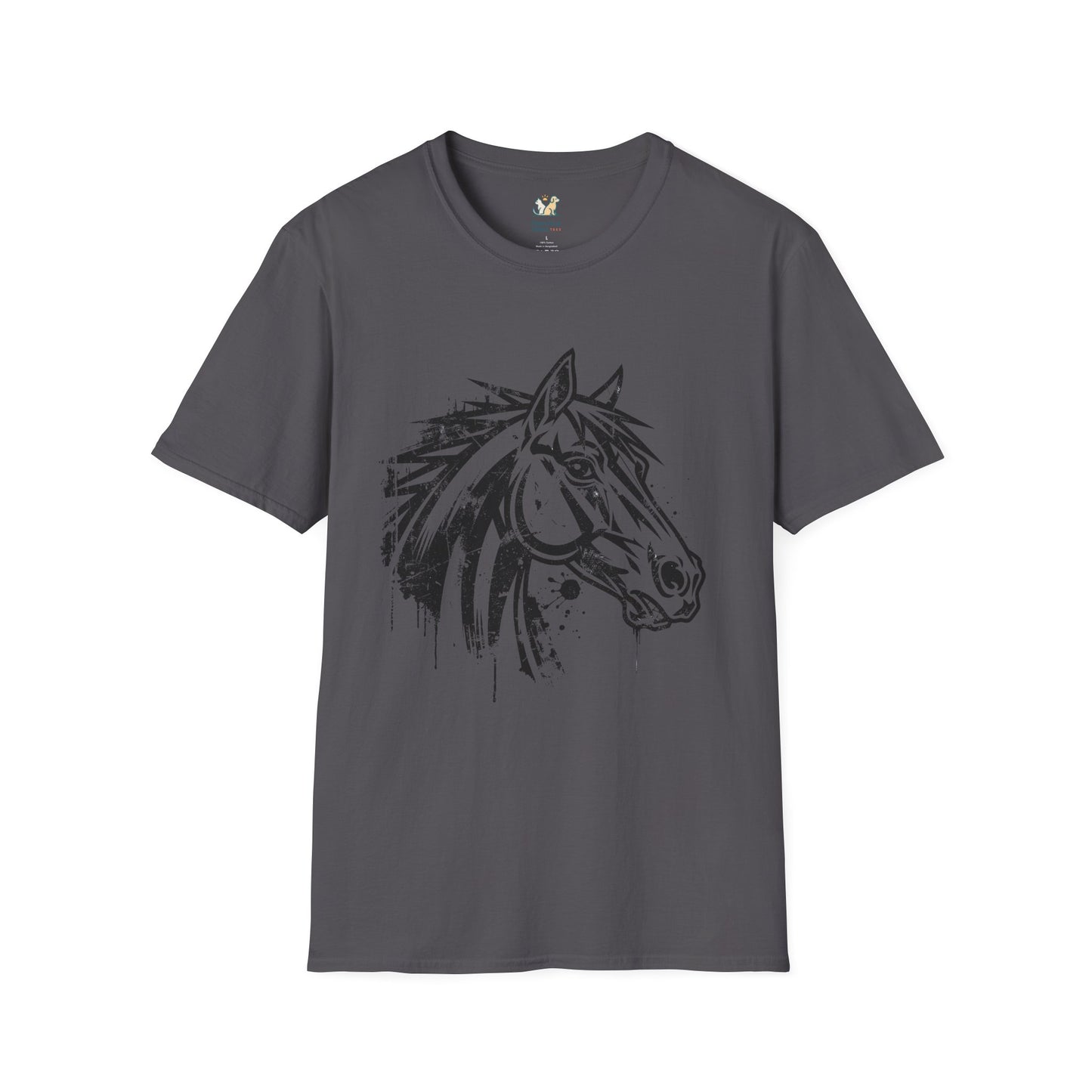 Grunge Horse Head T-Shirt