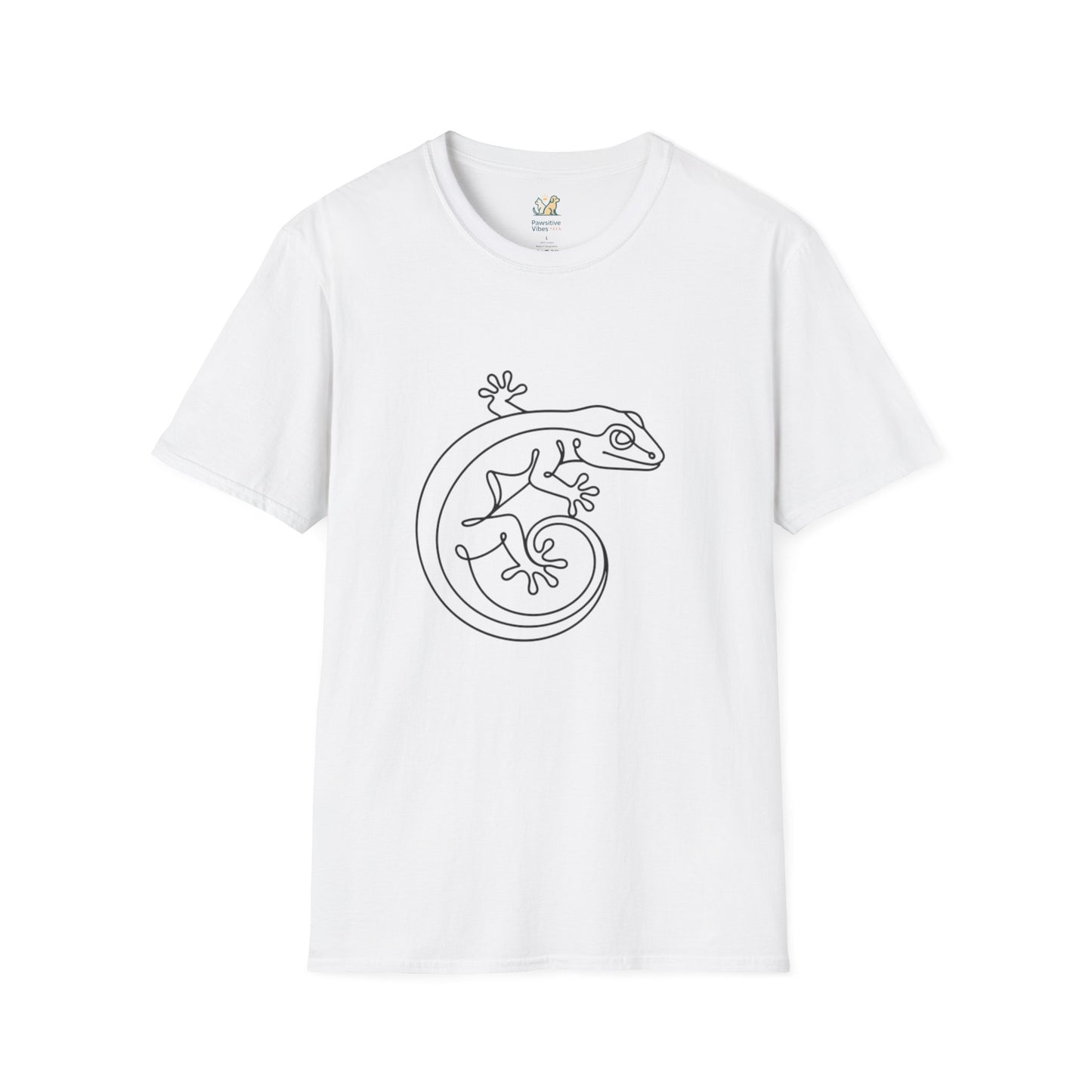 One-line Gecko T-Shirt