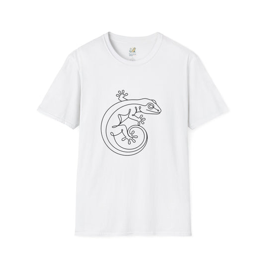 One-line Gecko T-Shirt