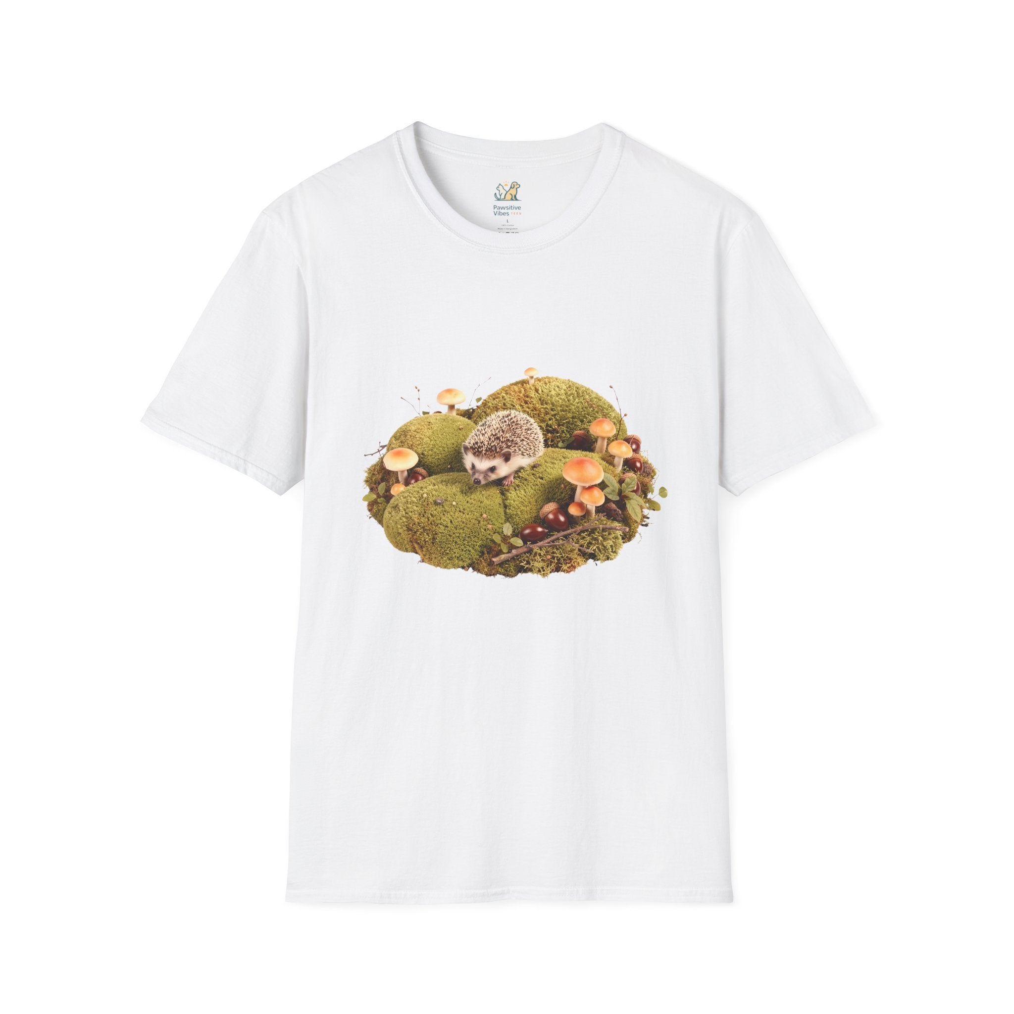 Hedgehog In A Mini Moss Garden T-Shirt