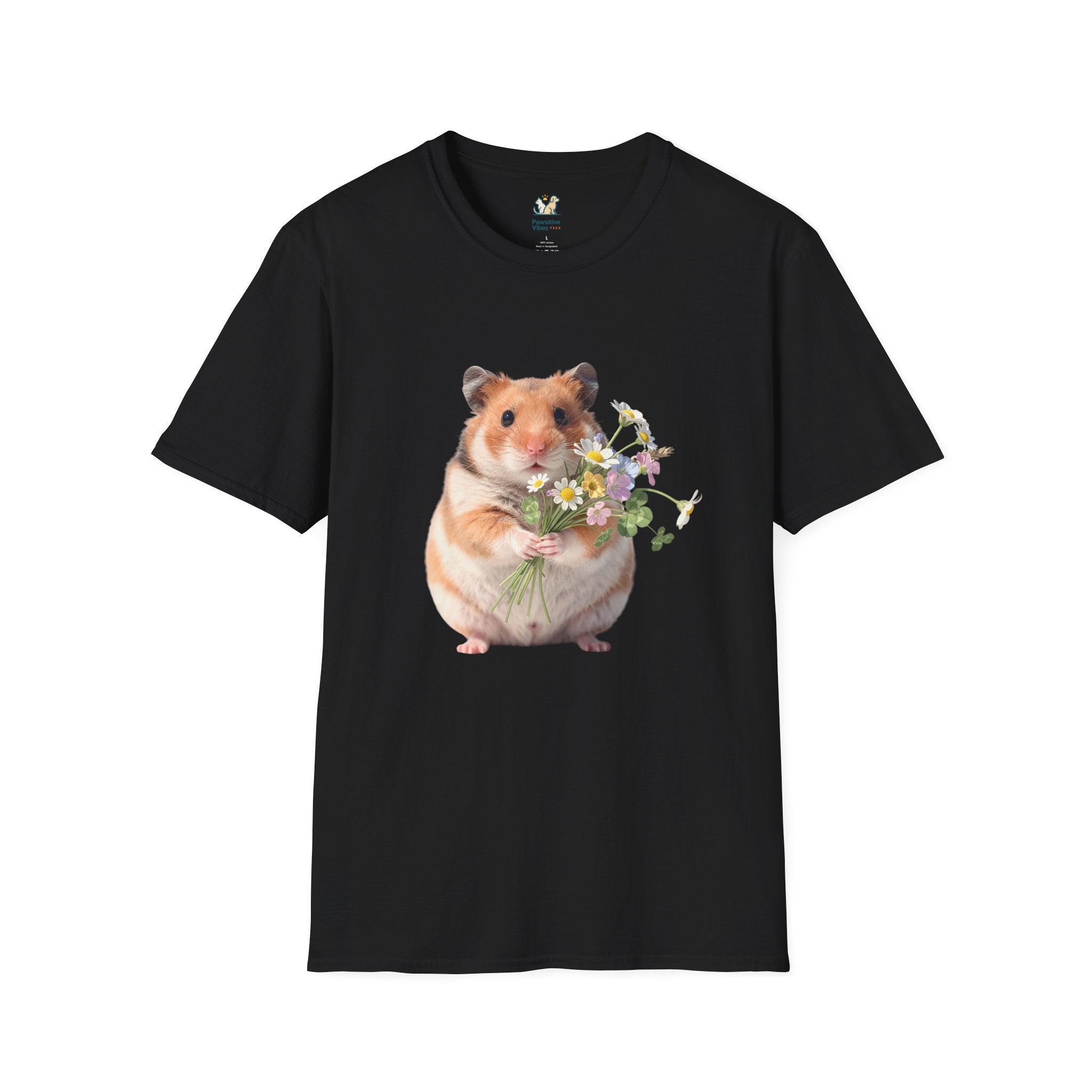 Hamster With  Wildflowers T-Shirt