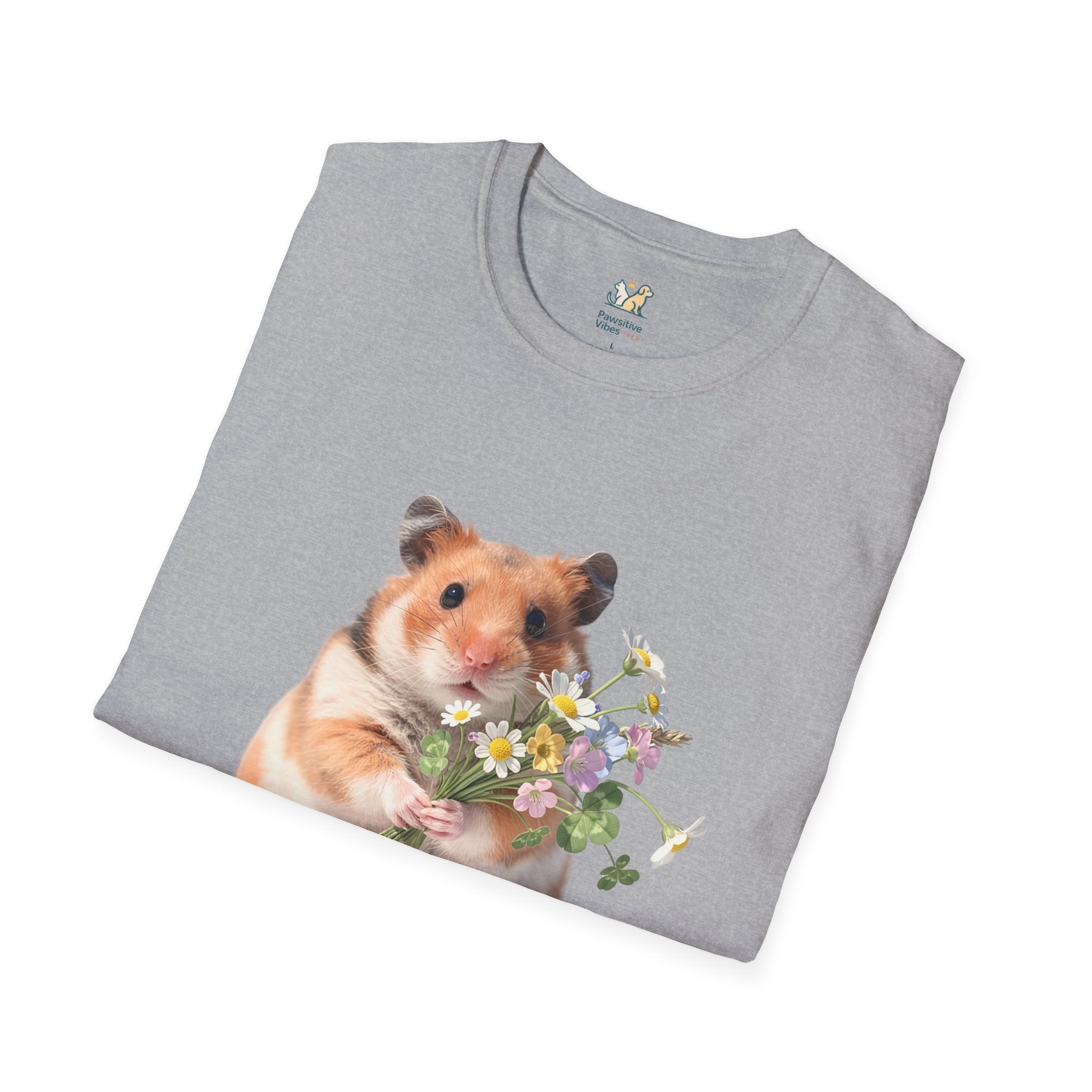 Hamster With  Wildflowers T-Shirt