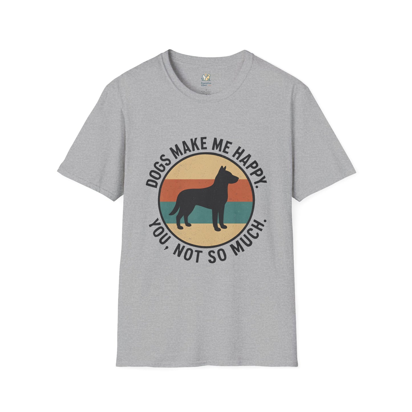 Dogs Make Me Happy T-Shirt