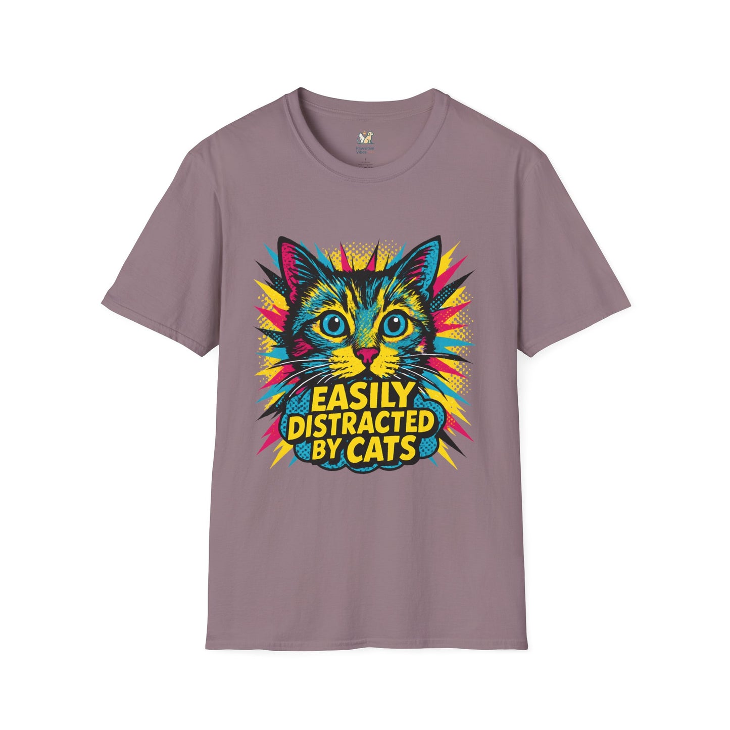 Easily Distracted by Cats T-Shirt