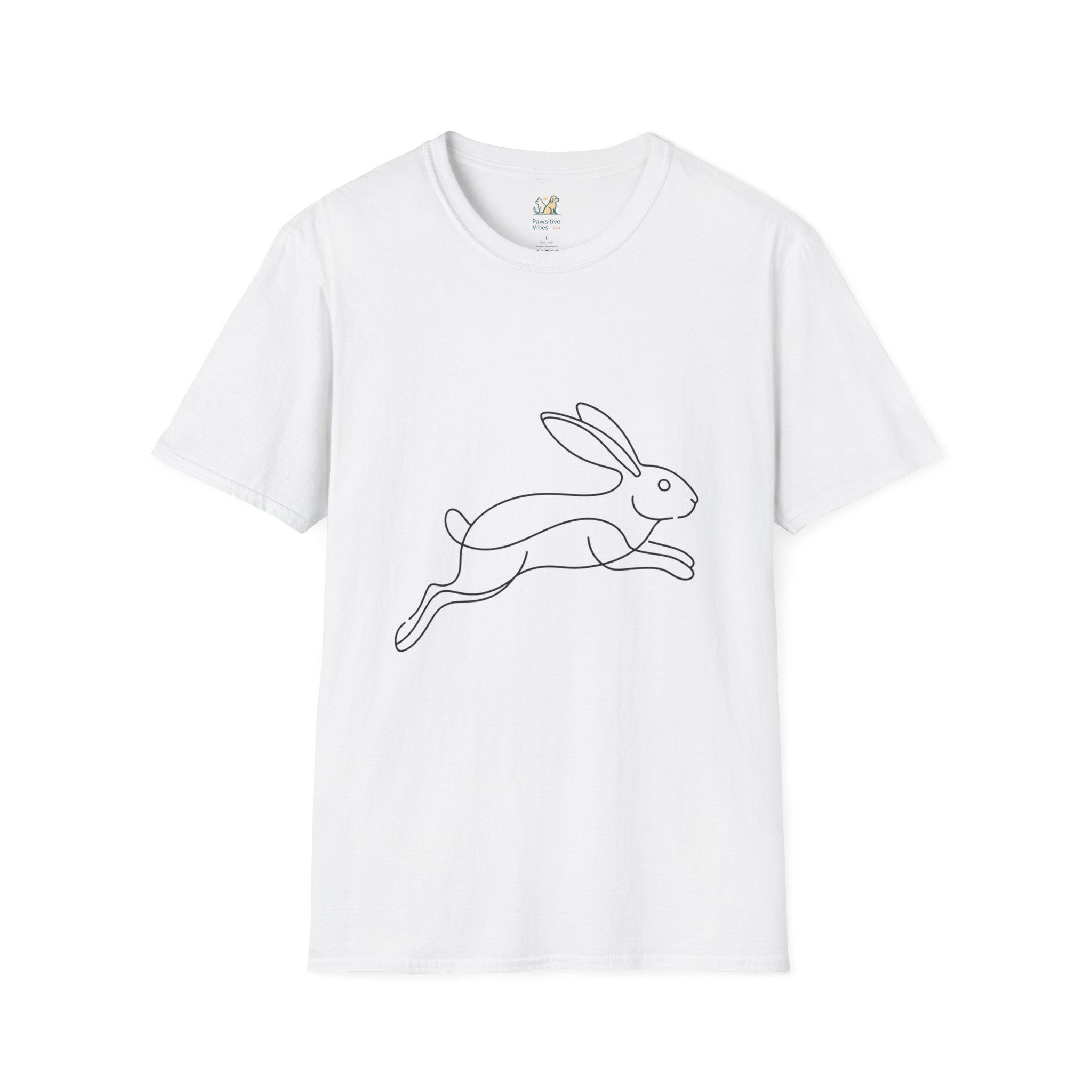 Rabbit Line ArtT-Shirt