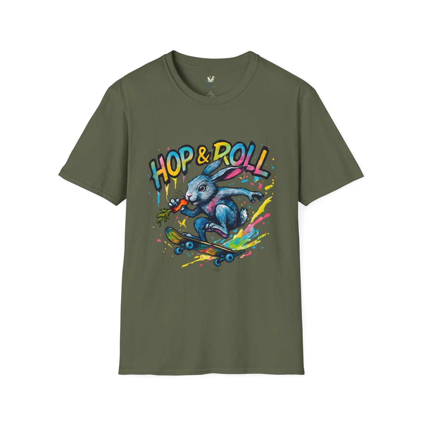 Hop and Roll RabbitT-Shirt