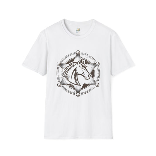 Western Horse Badge T-Shirt