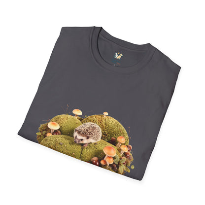 Hedgehog In A Mini Moss Garden T-Shirt