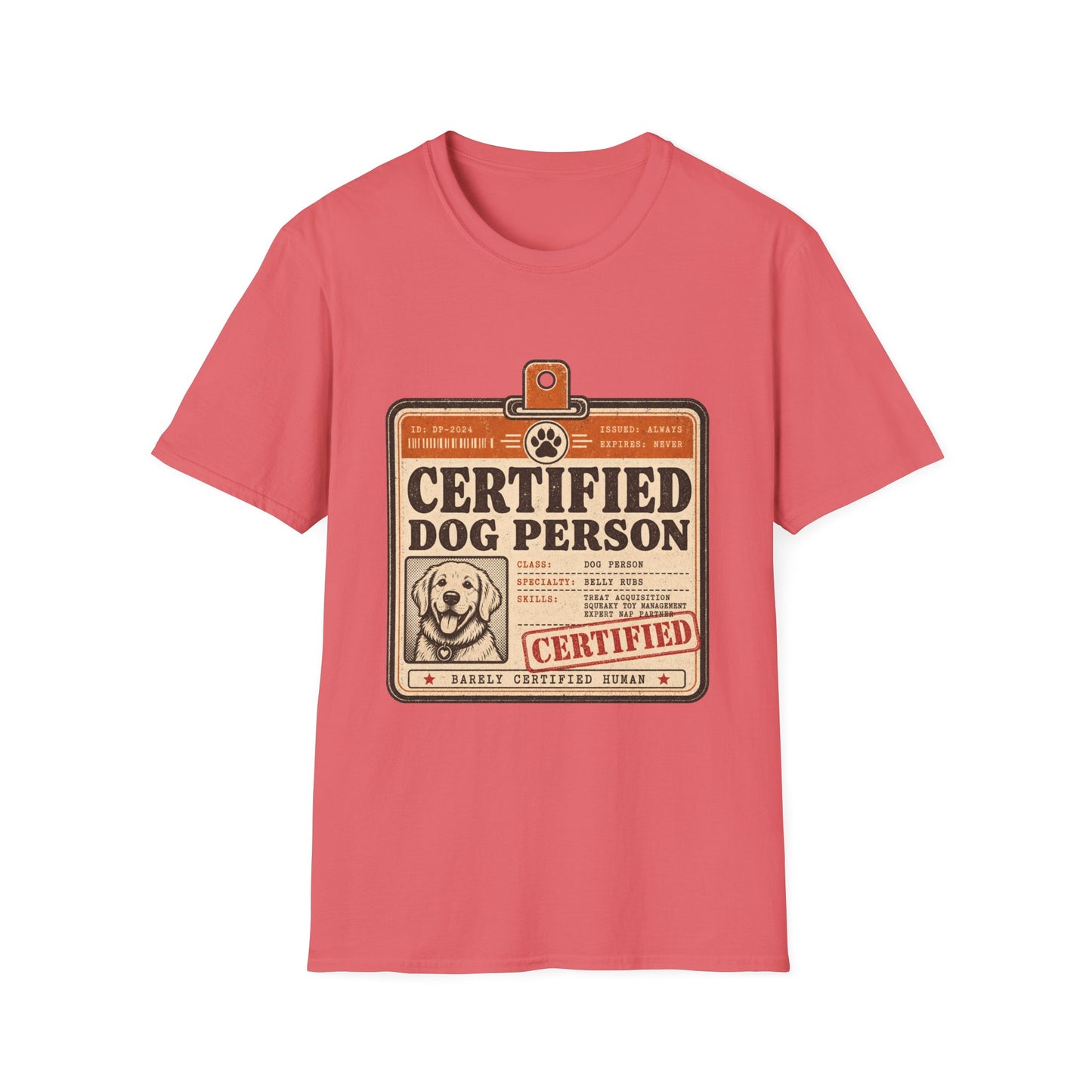 Certified Dog Person T-Shirt