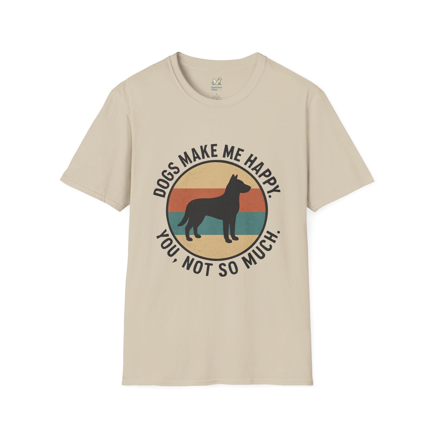 Dogs Make Me Happy T-Shirt