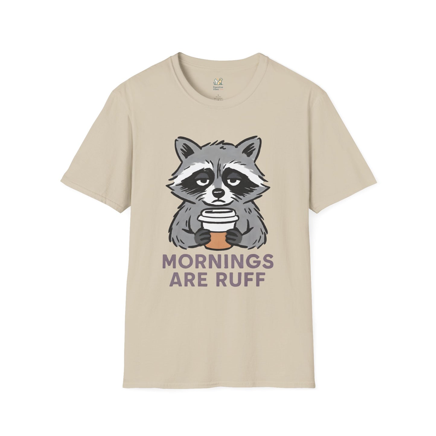Raccoon Morning Coffee T-Shirt