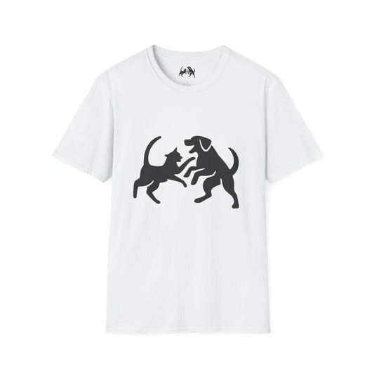 Cat and dog fight T-Shirt