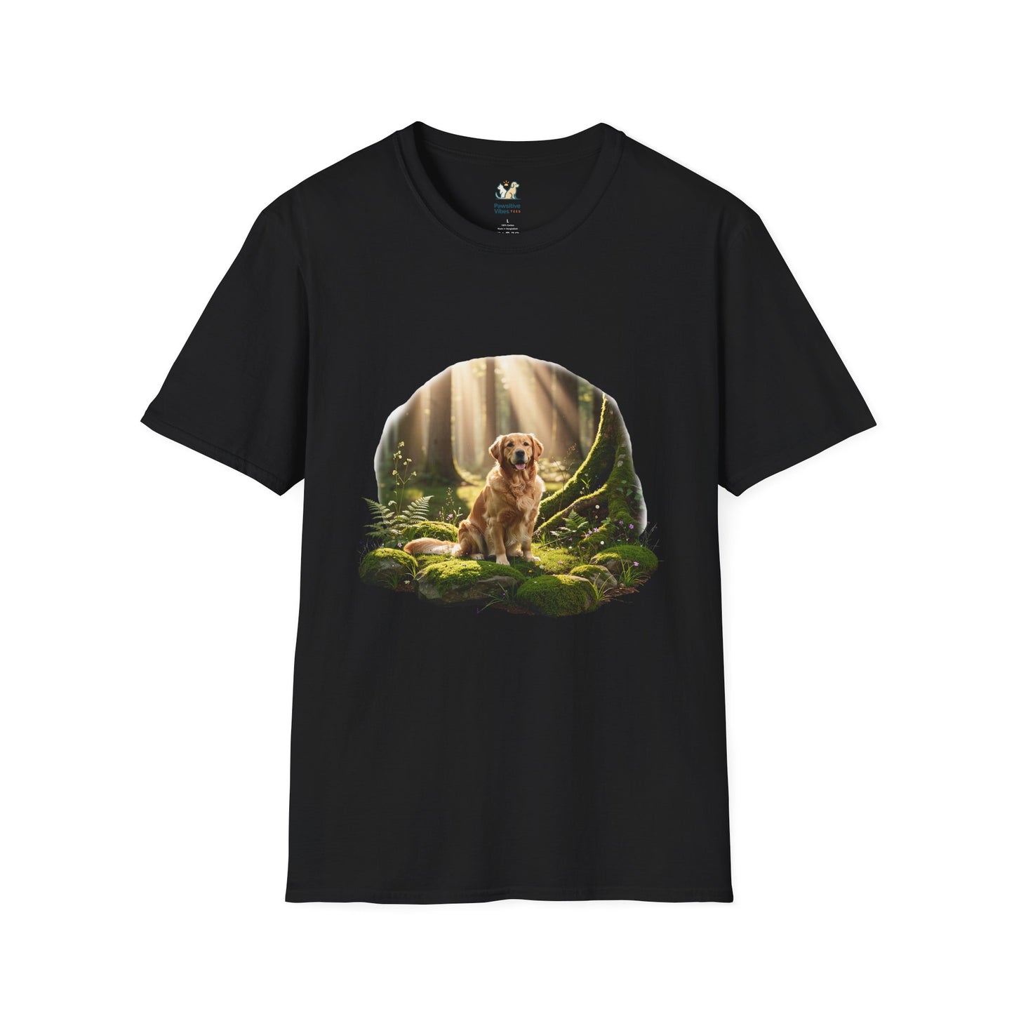 Golden Retriever In A ForestT-Shirt