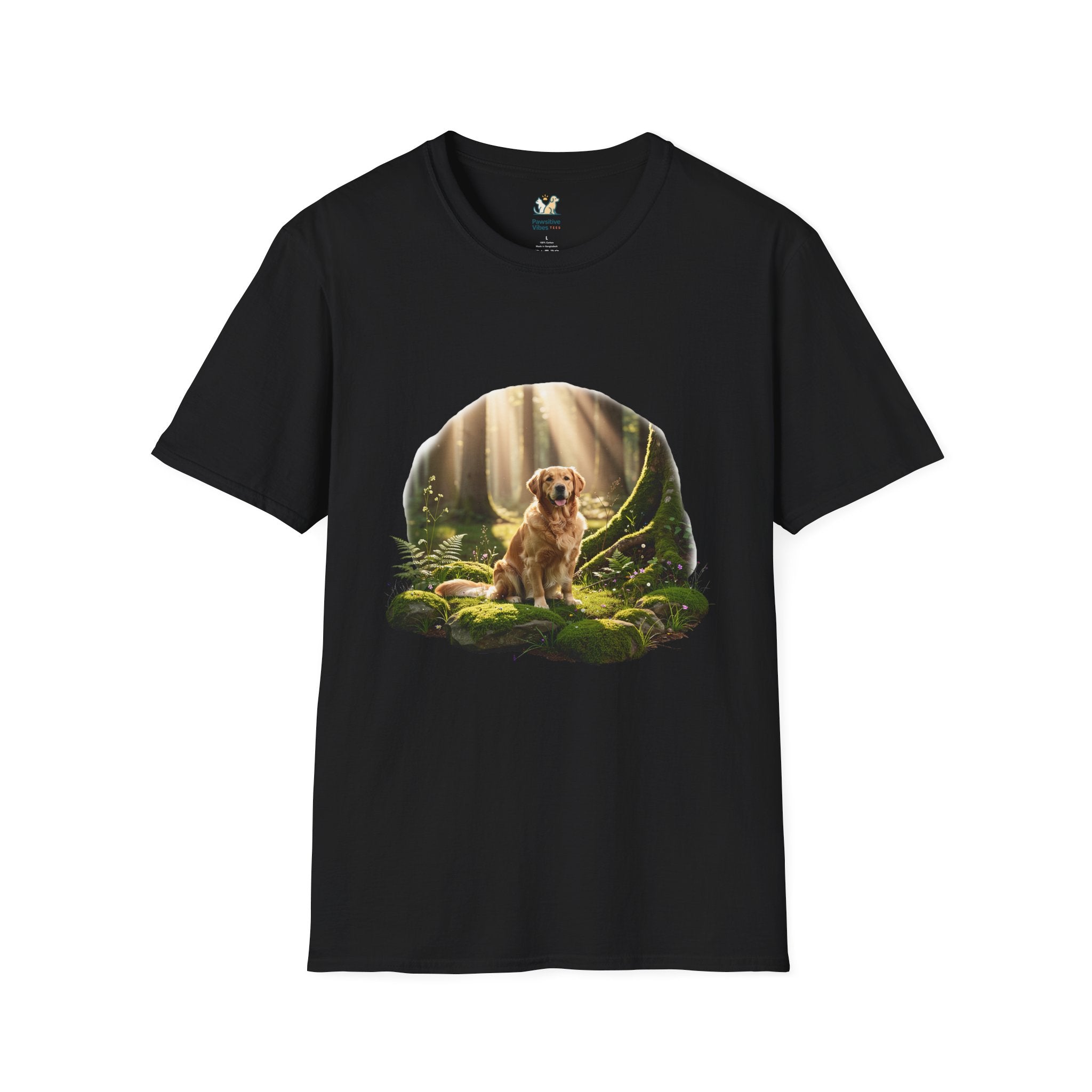Golden Retriever In A ForestT-Shirt