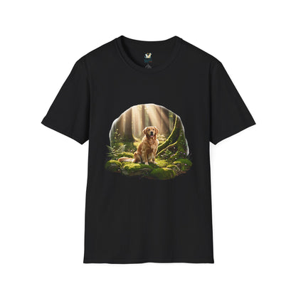 Golden Retriever In A ForestT-Shirt