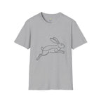 Rabbit Line ArtT-Shirt