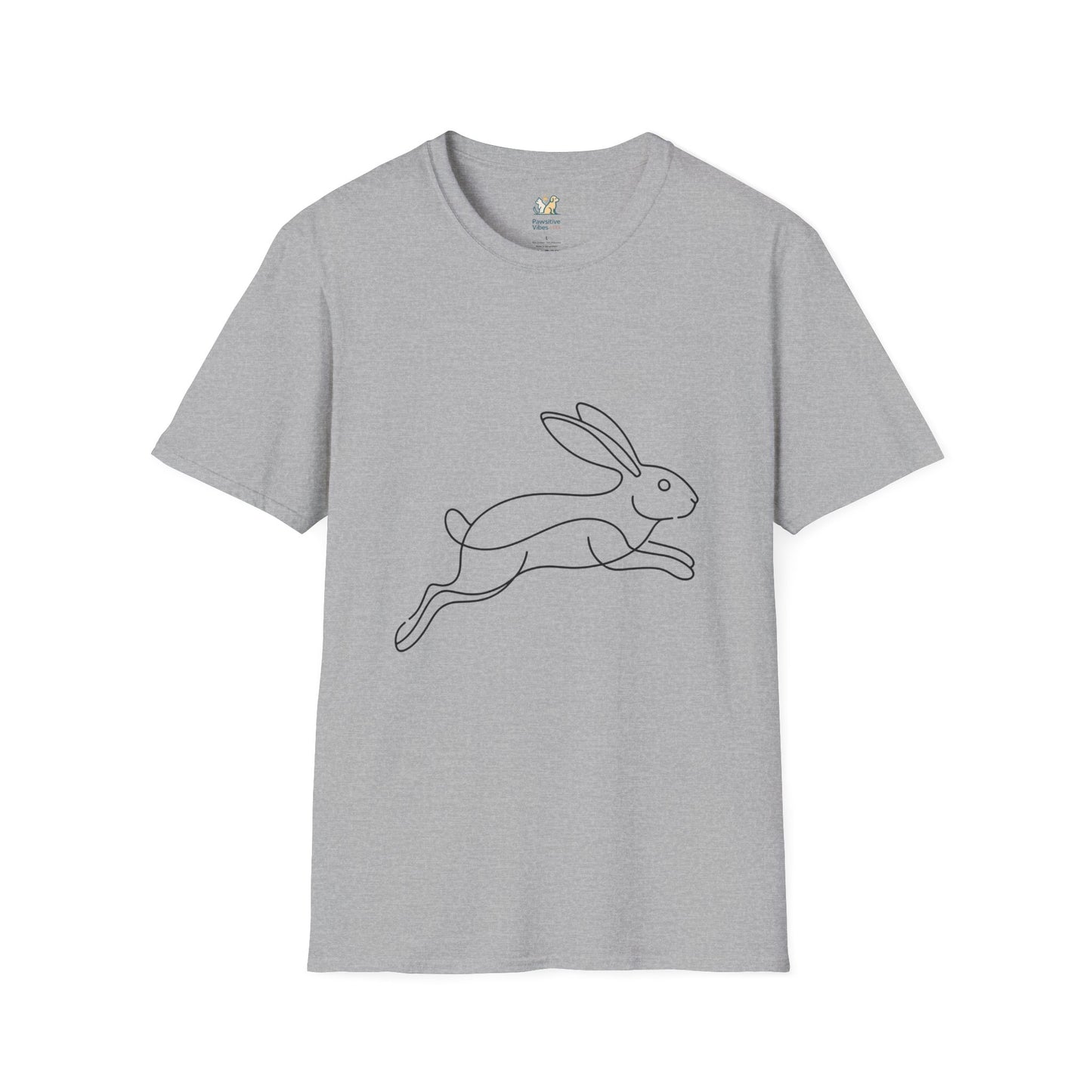 Rabbit Line ArtT-Shirt