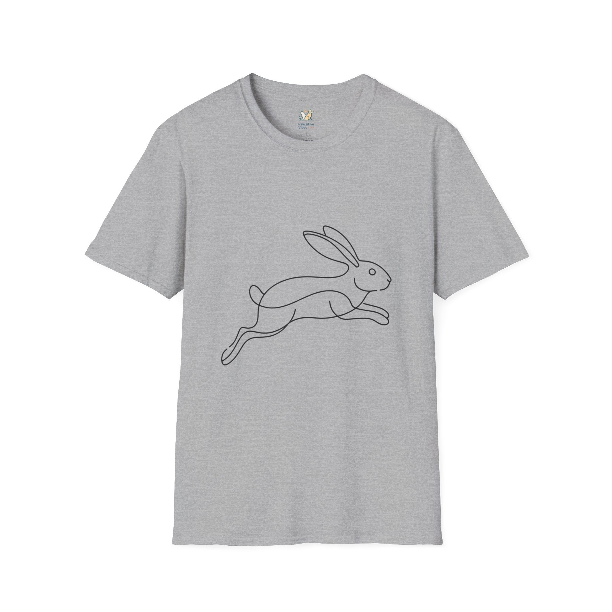 Rabbit Line ArtT-Shirt