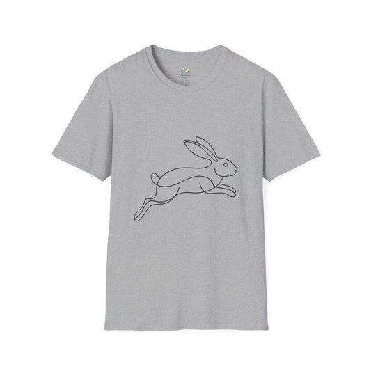 Rabbit Line ArtT-Shirt