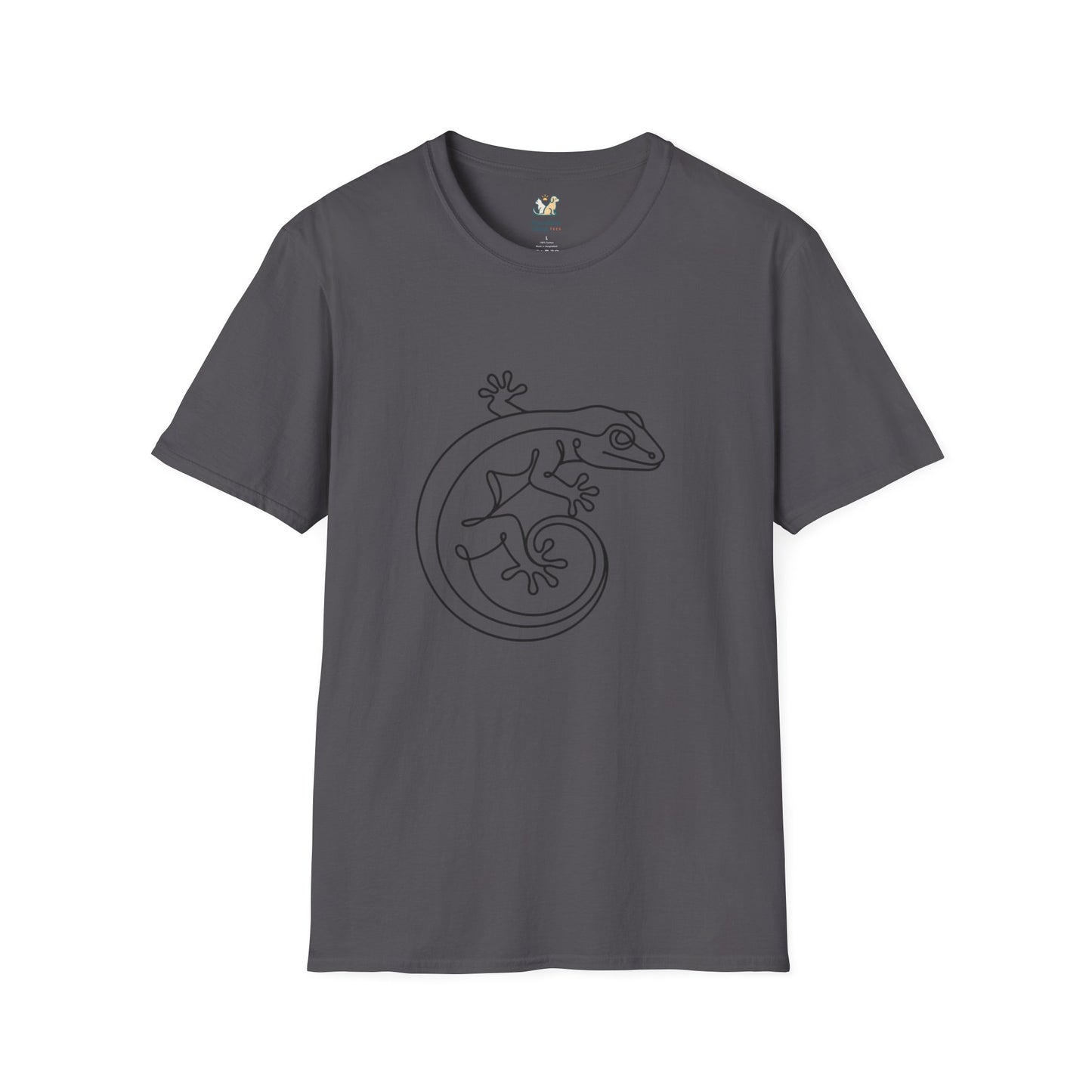 One-line Gecko T-Shirt