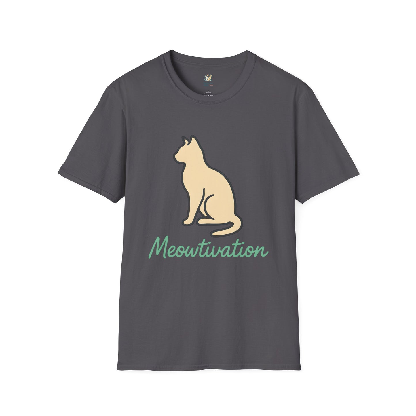 Meowtivation Cat Illustration T-Shirt