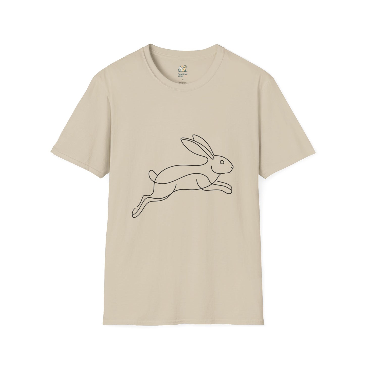 Rabbit Line ArtT-Shirt