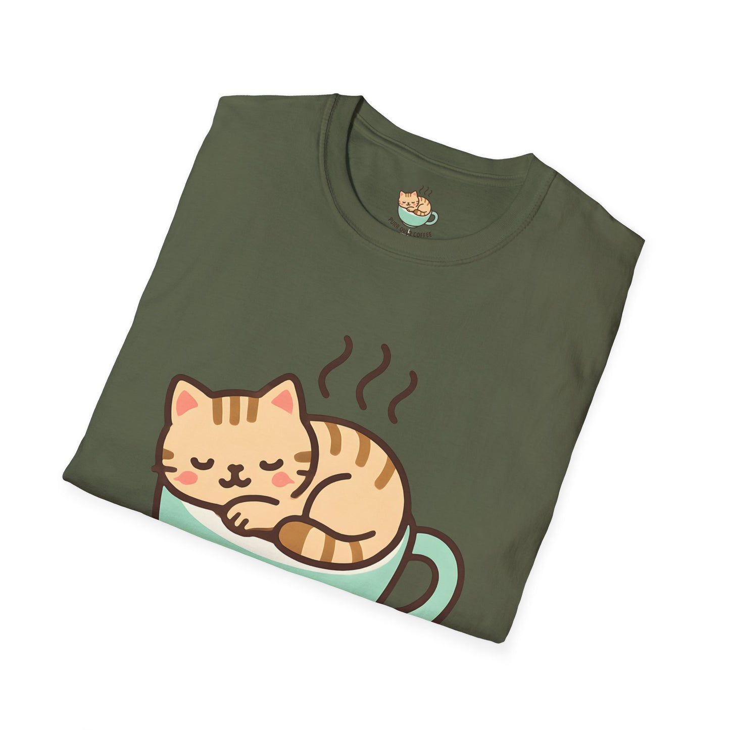 Cat in Coffee Cup T-Shirt