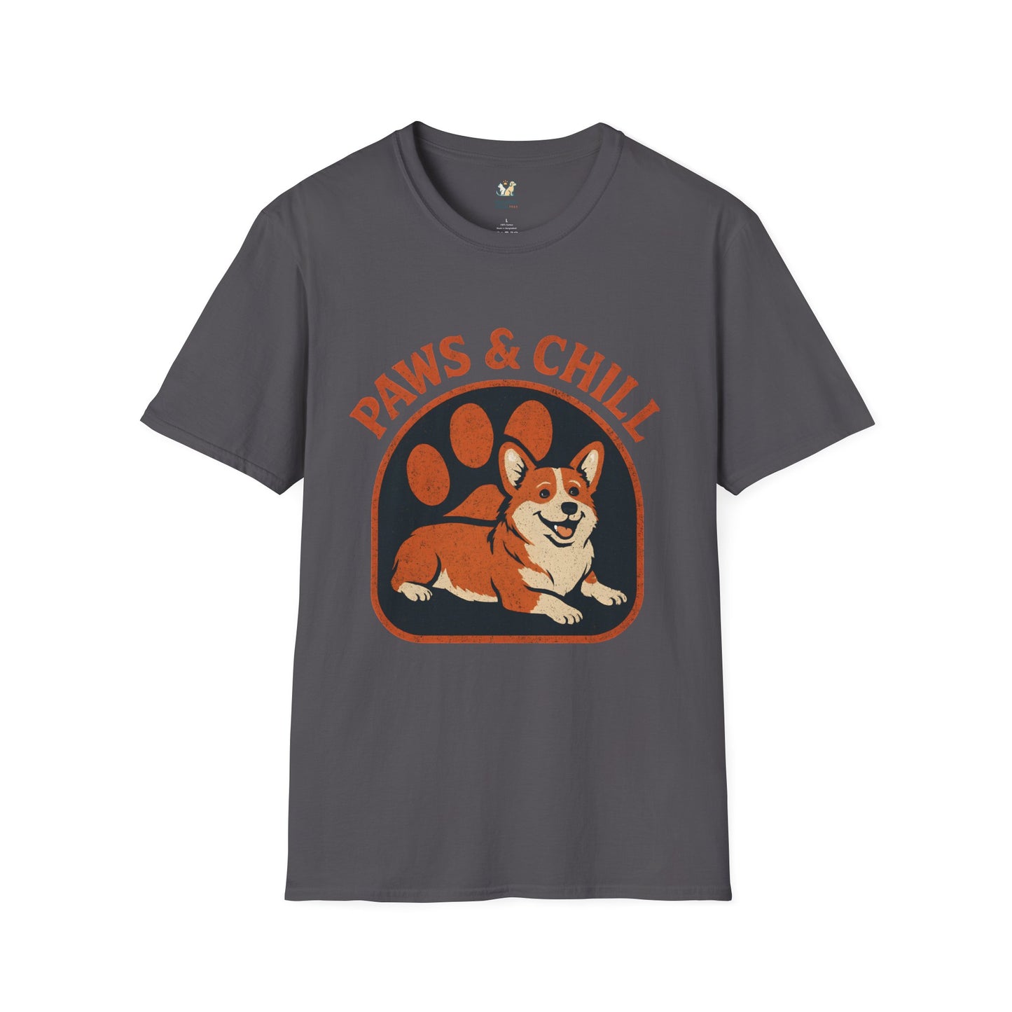 Corgi Paw Print T-Shirt