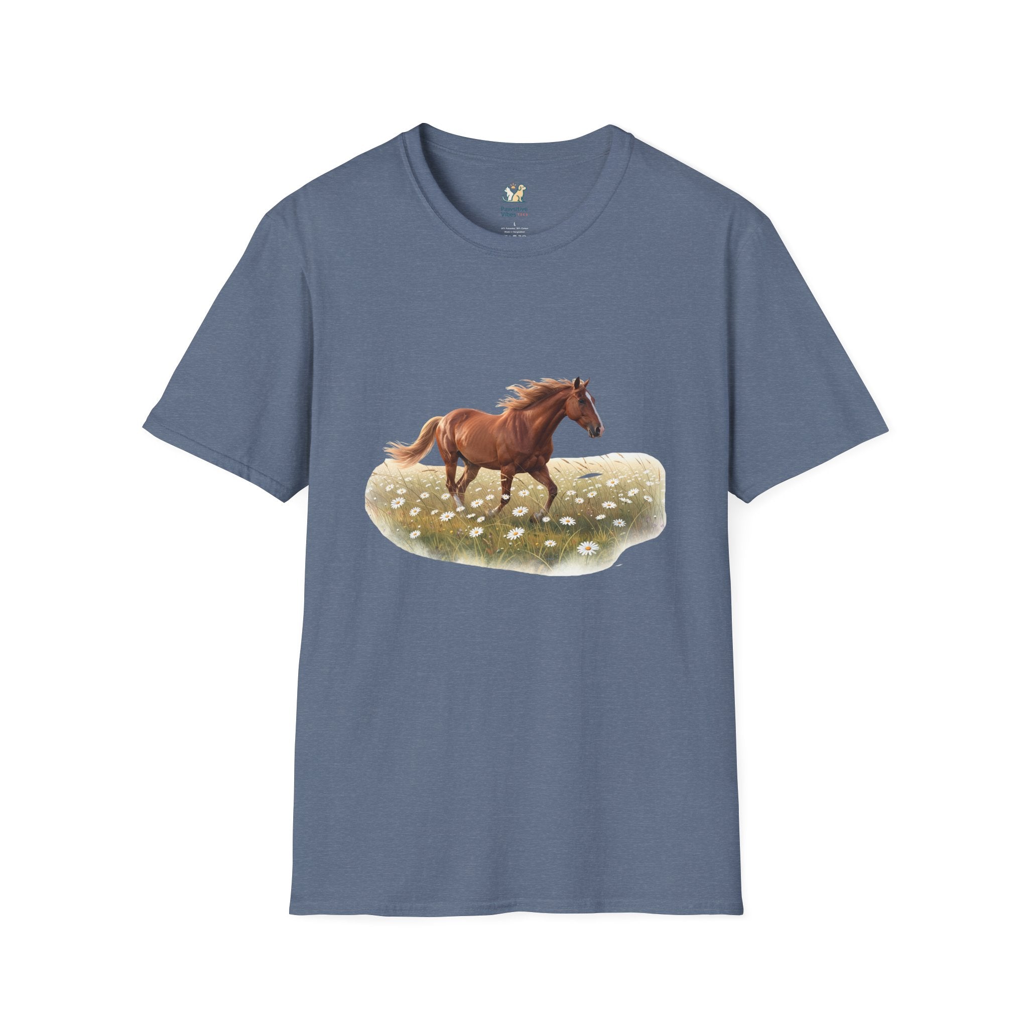 Horse Trotting In A Field T-Shirt