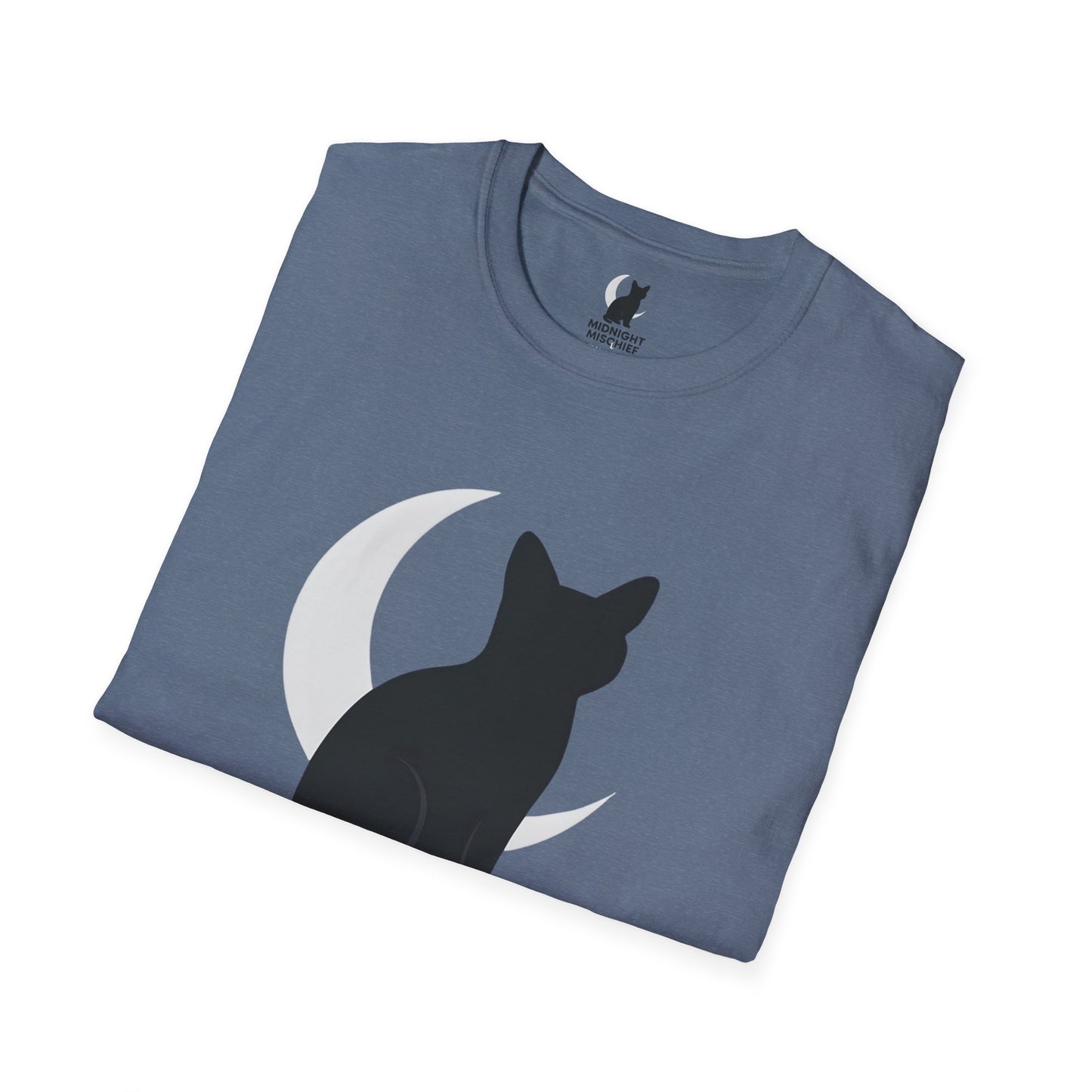 Midnight Mischief Moonlit Cat T-Shirt