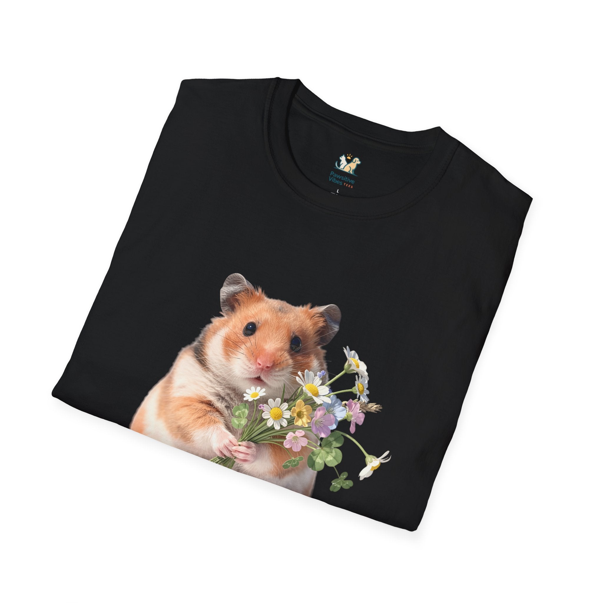 Hamster With  Wildflowers T-Shirt