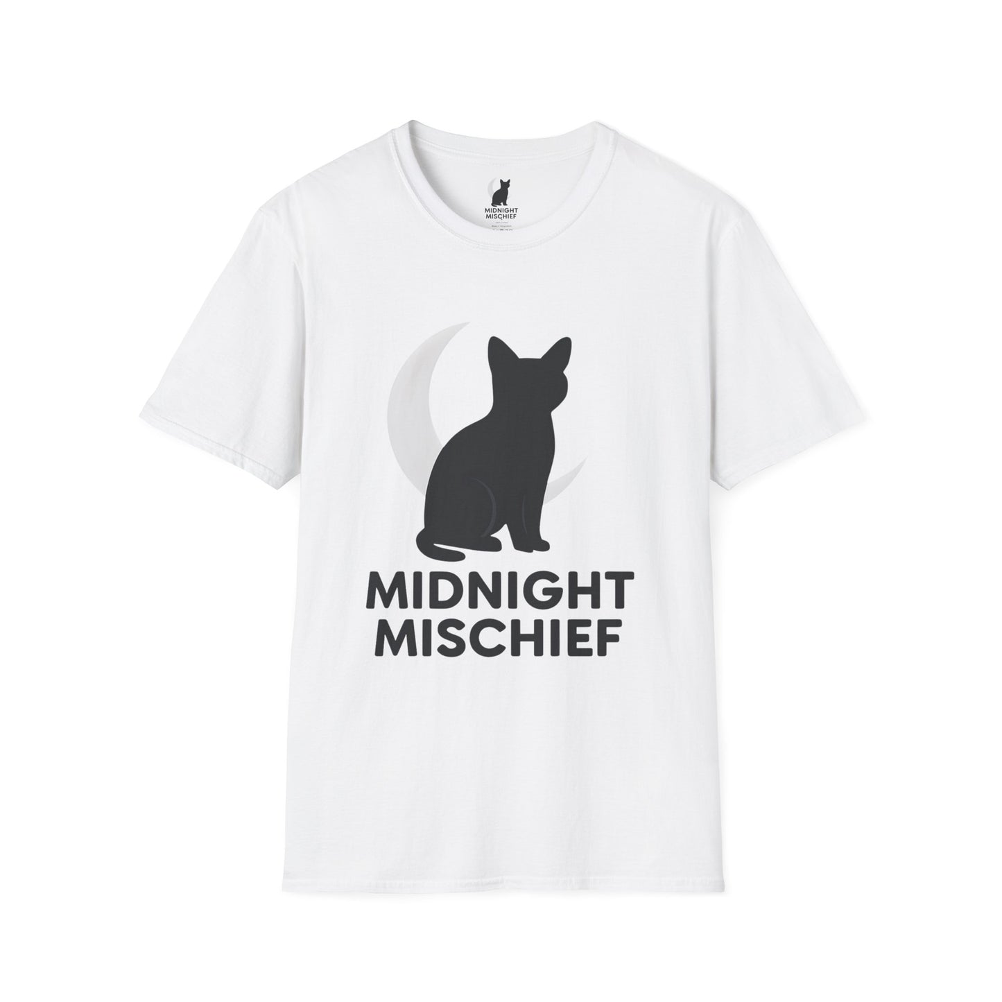 Midnight Mischief Moonlit Cat T-Shirt
