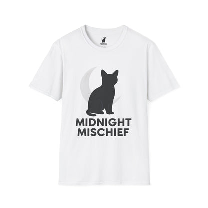 Midnight Mischief Moonlit Cat T-Shirt