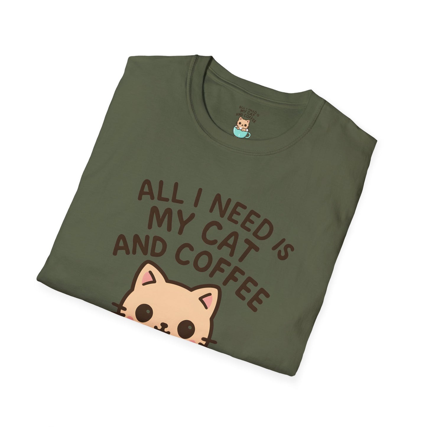 Cat in Coffee Cup T-Shirt
