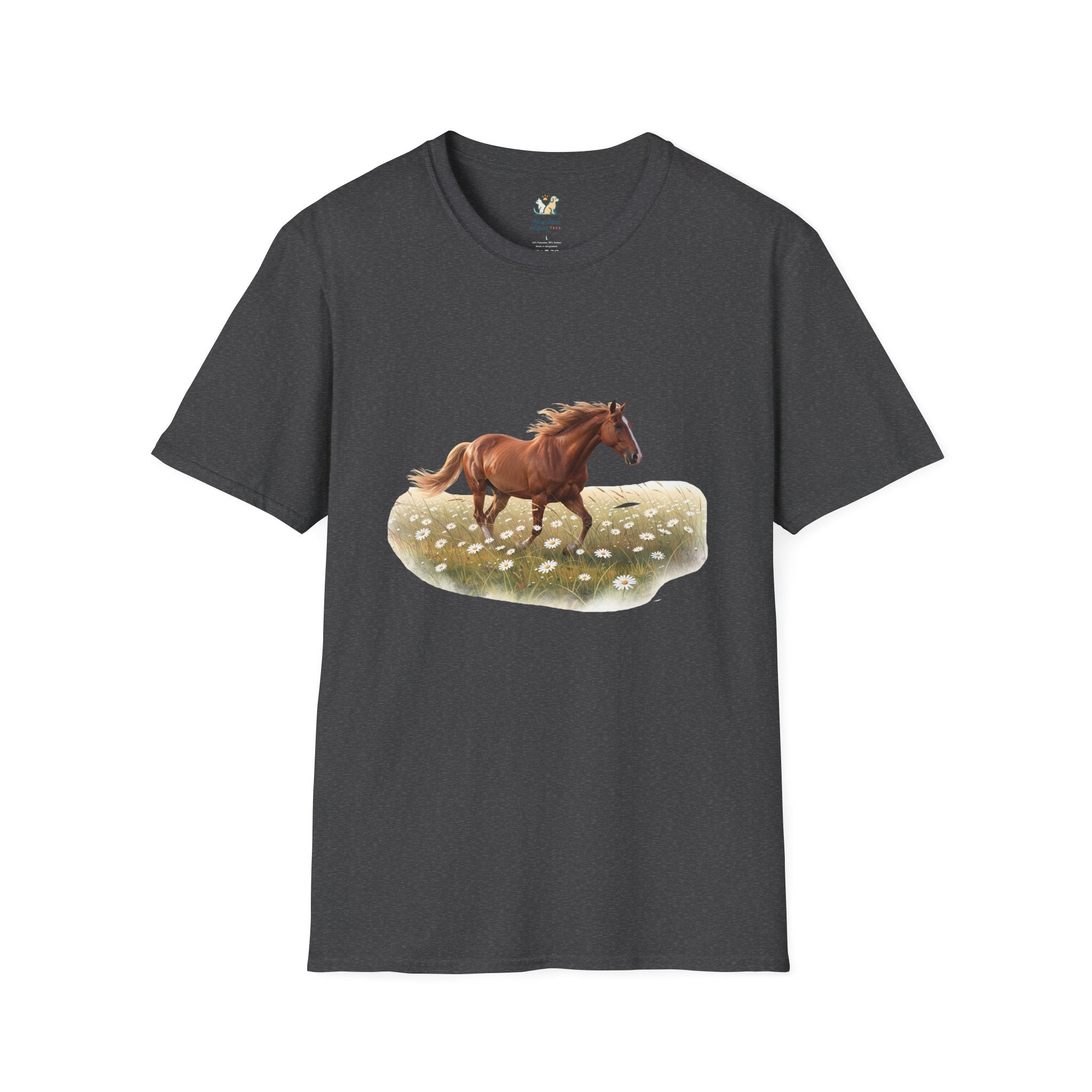 Horse Trotting In A Field T-Shirt